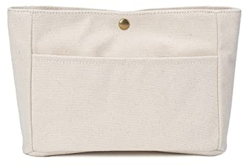 YONBEN Taschenorganizer Bag in Bag für Handtaschen (Beige, Leinwand) | Mehrere Fächer und ein schneller Bag-in-Bag-Wechsel sorgen für Ordnung – auch als Kosmetiktasche oder Reise-Organizer.