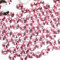 1000pcs 4mm Flat Back Non-Stick Rhinestone Crystal Diamantes Nail Art & Craft Scrapbooking Embellishments 90 Available Colours (4mm, Pink #9)