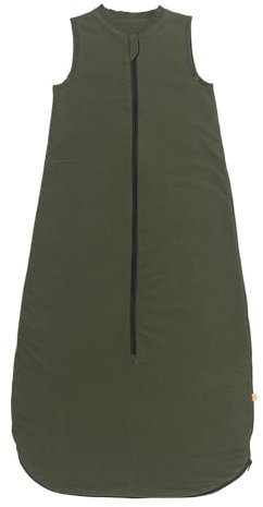 schlummersack Schlafsack Baby ganzjährig 110 cm Olive | Ganzjahres Babyschlafsack 2.5 Tog Baby Schlafsack ganzjährig | Ganzjahres Schlafsack Baby Baumwolle