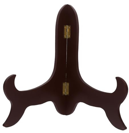Gatuida Soporte para Platos, Soportes de exhibición de Platos de Madera, Soporte Decorativo de Biblioteca de Madera
