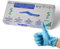 Cura Farma Guanti in Nitrile Blu Monouso da Lavoro Medici. Privi di Lattice e Polvere Talco. Confezione 100 pz (Taglia S)
