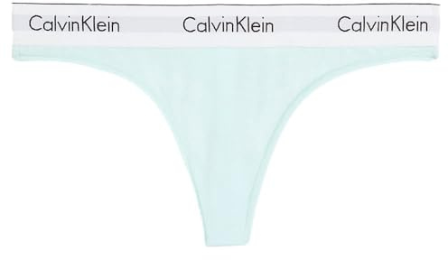 Calvin Klein Women's Thong, Blue (Island Reef), M