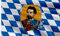 Kaiheok Flagge 3x5Ft/90x150cm Bayern König Ludwig Fahne flagge Polyester mit zwei Metallösen - Canvas-Header und Doppelnähte - perfekt für Fliegen im Schwach wind bereich.