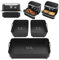 Feelhap Teglie in Silicone per Friggitrice ad Aria, 3 Pezzi Silicone per Friggitrice ad Aria per Cassetto Ninja Flex AF500, Cestello per Air Fryer Riutilizzabile Stampo Air Fryer per Ninja Foodi Flex