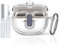 Schutzhülle für Bose Ultra Open Earbuds, MOWYEOK transparentes TPU Sicherheitsschloss Gehäuse, Anwendbar auf die Bose Ultra Open Gehäusezubehör, mit Karabiner und Reinigungsstift（Transparent）