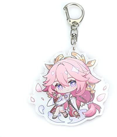 Cute Impact Gen Shin Schlüsselanhänger aus Acryl zum Aufhängen, Ys F-yae Miko, One size