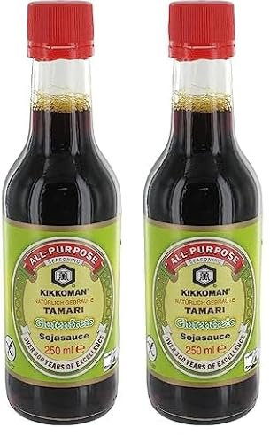 Kikkoman Salsa di Soia Tamari, 250ml (Confezione da 2)