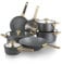 Batteria pentole 11 pezzi grigio Corredo 2.0