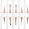 5 Pcs Nail Art Bushes Set, Professional Double-Ended Nail Brush Kit, Thin Nail Art Brushes, Nail Detail Brush for Gel Polish, Nail Design Brush or Details, Long Lines, Ombre, 3D Design