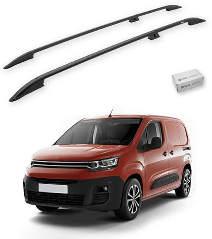 TURTLE Für Citroen Berlingo 2019-2024 / Langes Chassis Crown Dachreling | SCHWARZ