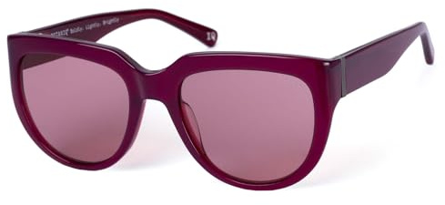 Botaniq Rund Acetat Brille in Rosa für Damen | optional mit Sehstärke (Modell BIS-7001-172)