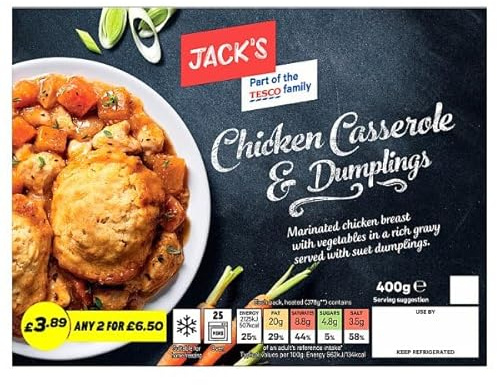 Jack's Chicken Casserole & Dumplings 400g | Case of 6