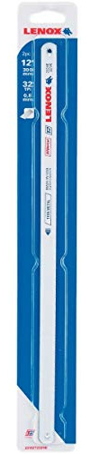 LENOX Tools Hacksaw Blade, 12-inch, 32 TPI, 2-Pack (20162T232HE)