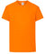 Fruit of the Loom T-shirt pour garçon taille unique Orange