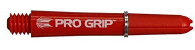 Target Pro-Grip Dart Schaft Short Länge ca. 34mm (Rot) 3er Set