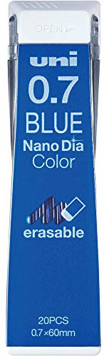 Uni mines fines Nanodia Couleur 0,7 mm bleu