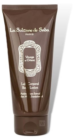 La Sultane de Saba - Körperlotion Sandelholz Bernstein Moos, 200ml - Reisen Sie in den Orient