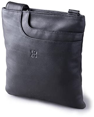 Lakeland Leather Allerdale Pocket Crossbody Handbag for women in Black