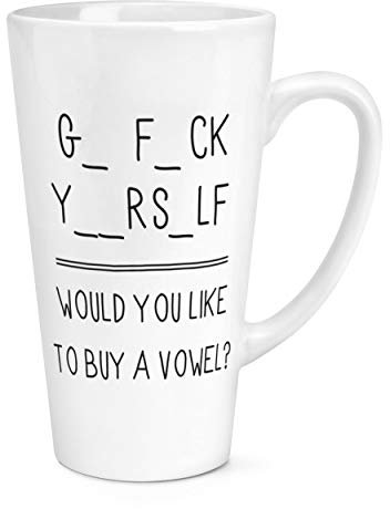 Go Fck Yourself 17oz Große Kaffeetasse Latte Tasse