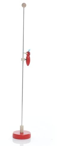 Rudolphs Schatzkiste Holzspielzeug Klopfspecht rot mit Blauer Feder Höhe=41cm NEU Holzspielzeug Specht Klopftier Klopfen Kletterspielzeug Klettern Spielzeug Erzgebirge Seiffen Weihnachten