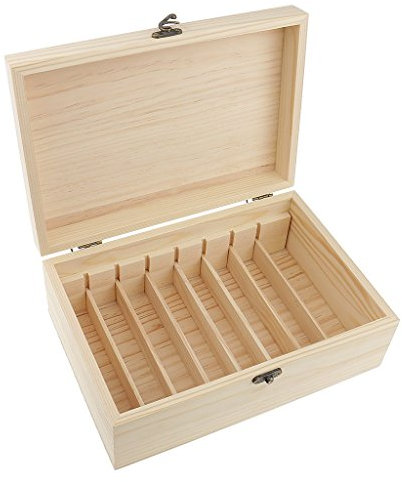 5/10/30ml 47 Bouteilles Flacon Parfum Huile Essentielle Boîtes à bijoux Coffrets Boîte de Rangement en Bois Porte