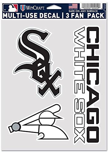 Wincraft Chicago White Sox Multi-Use MLB Aufkleber-Set (3 STK.)