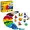 Bonbell Lego Classic Creative Transparent Bricks 11013 Building Kit with Transparent Bricks; Inspires Imaginative Play, New 2021 (500 Pieces)