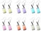 Daimay 6 Paar Einzigartige Bubble Tea Milk Getränk Tropfen Ohrring Wasser Tasche Baumeln Haken Ohrringe Lustige Acryl Anhänger für Mädchen Frauen Einzigartig mit Haken