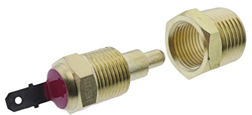 Holdia Interruttore di temperatura del termostato della ventola da 3/8 da 185 a 175 gradi compatibile con ventilatore da 10 12 14 16