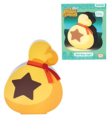 Paladone Animal Crossing - Bell Bag - Lampe 2D 16cm, PP9456NN, Black