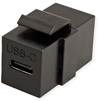 VALUE USB Typ C Keystone Modul, schwarz