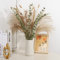 Pampasgras Trockenblumen Deko, Getrocknete Pampasgras-Dekoration, 8 Sorten Blumen für Vase, getrocknete Blumenarrangements für Zuhause, Hochzeit, Tischdekoration (Grün)