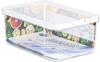 CARE + PROTECT Contenitore per alimenti smart, l’organizer per frigorifero, ottimamente impilabile, protegge gli alimenti dall'umidità e mantiene il cibo fresco più a lungo, 4.65