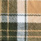 JOWOLLINA WOOLONLY 100% Lammwolle Wolldecke Plaid Karo Schottenmuster Tartan (Moos/Karamell, 150x205 cm)