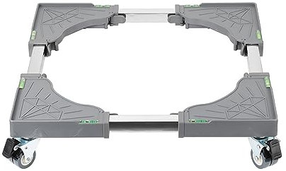 Soporte para lavadora, mini frigorífico, soporte ajustable para lavadora y secadora, soporte multifunción para lavadora, secadora y frigorífico (4 vueltas)