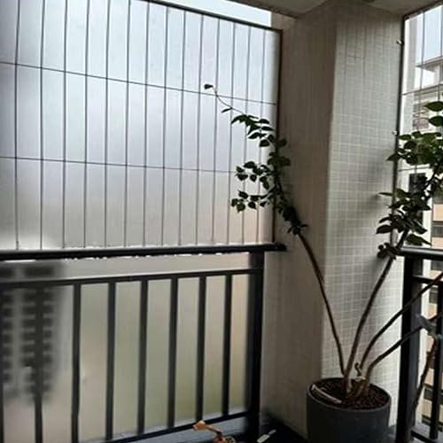 NIANXINN Balkon-Sichtschutz,Balkonabdeckung,Mattierte Acryl-Kunststoffplatte,Veranda-Überdachung Für Außenbereich,Tür-Fenster-Garten,UV-Schutz,Regenschutz,Einfach zu Schneiden (91.5x122cm)