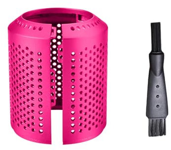 Copertura antipolvere per filtro esterno Dyson Supersonic HD01 HD03 HD07 HD08 HD15 ricambio per asciugacapelli, 1 spazzola per la pulizia