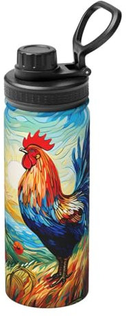 Tetera personalizada personalizada con aislamiento deportivo de 18 onzas, tazas de acero inoxidable personalizadas, botellas de agua de viaje, vasos de café, regalo personalizado para familiares y