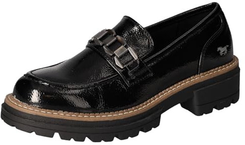 MUSTANG Femme 1437-401 Trotteur, Noir laqué, 38 EU