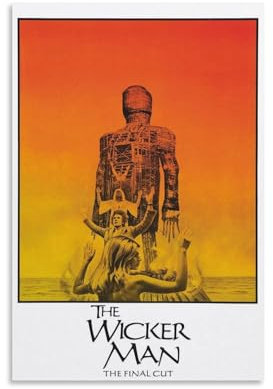 REDCHAMBER 1970er Jahre Mystery Films The Wicker Man Poster Leinwand Gemälde Poster Wandkunst Dekorative Bilddrucke Moderne Dekoration 20 x 30 cm