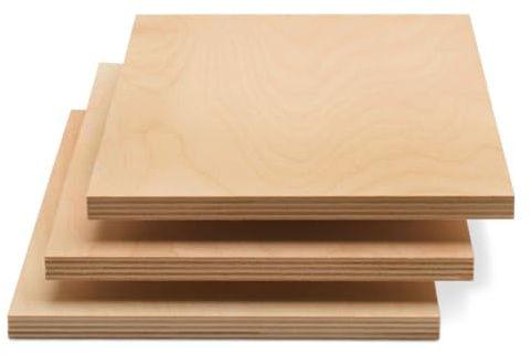 Baltic Birch Plywood 8 x 12 x 1/2 Inch - 12 mm Craft Wood, Pack of 2 B/BB Grade, Stronger Than Basswood Sheets or Balsa Wood, Perfect for Laser, CNC Cutting, Wood Shelves, by Woodpeckers