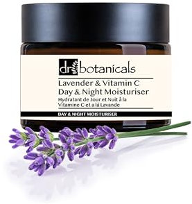 Dr Botanicals Lavendel & Vitamin C Tag & Nacht Feuchtigkeitspflege, 50 ml