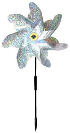 Garden Reflective Pinwheels with Stakes, Wind Spinners for Yard and Outdoor Decor
