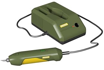 Proxxon MICRO-Sonic Cutter MSC (Spannung: 230 V. 50/60 Hz., Gewicht 80 g, Länge 115 mm, inkl. 2 Spannzangen und 40 Skalpell-Klingen, Schneidewerkzeug, Skalpell-Cutter) 27300