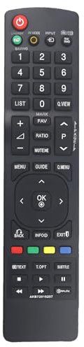 AKB72915207 Télécommande de rechange pour LG LED TV 22LD350 26LD350 32LD350 42LD450 47LD450 42LD465 47LD420 32LD450 37LD450 32LD42 32LD333 20H 37 LD460