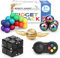 Dilabnda 5 Pack Fidget Set Age 3+ with Infinity Cube, Magnetic Stones, Fidget Gaming Pad, Golden Fidget Spinner, Rattle Snakes Magnetic Eggs, Sensory Cool Finger Set for Party Gift
