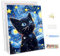MEIYUDA Peinture par Numero Adulte avec Cadre Chat, DIY Kit Peinture, Pinceaux Peinture de Dessin de Pigment Acrylique Peinture par Numero, Loisirs Créatifs Adultes Decoration Maison Cadeau 30x40cm