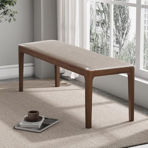 Wasserdichtes 2- und 3-Sitzer-Bank-Sitzkissen, Leder-Esszimmerstuhl-Sitzkissen, Schaukelkissen, Gartenbank-Pad, Indoor-/Outdoor-Möbel, Sitzmatte, Fenster-Sitzkissen (80 x 30 cm, Grau)