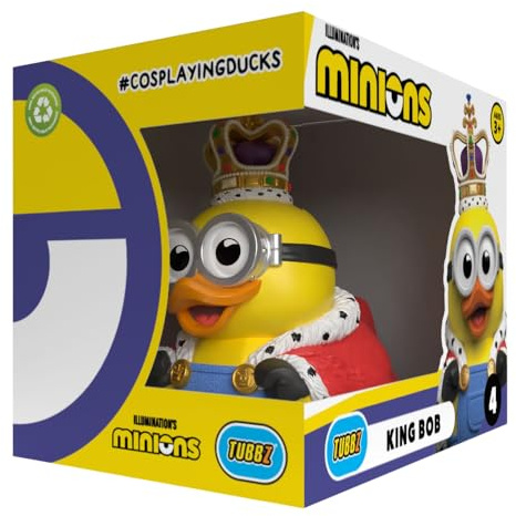 TUBBZ Box-Ausgabe: Minions - King Bob als Cosplaying-Gummiente Vinylfigur