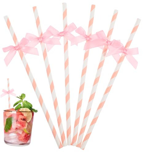 Lot de 60 agitateurs en paille comestible pour décoration de gâteau festive, décorations personnalisées de fête d'anniversaire et de mariage, fournitures de cupcakes de vacances, décoration en papier